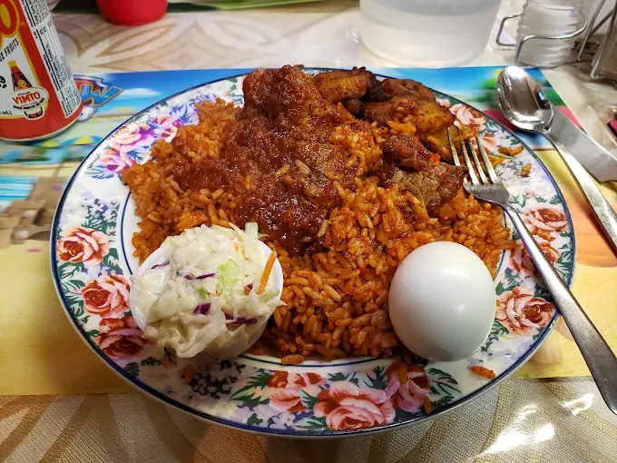 Traditional Nigerian cuisine served at Atiga Restaurant on William Ave, Winnipeg